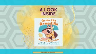 A Look inside Arnie the Armadillo goes to Antarctica kidlit [upl. by Llenwad]