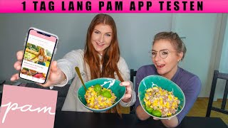 Wir testen 1 Tag lang die PAM APP Pamela Reif  WORKOUT  REZEPTE [upl. by Flagler856]