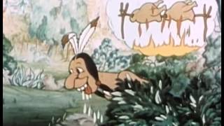 Molly Moo Cow and the Indians 1935 RAINBOW PARADE COLOR CARTOON [upl. by Aieka]