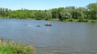 Course dendurance  Bateau Vapeur  Steamboat  Dampfboot  Modélisme RC  MYCP Luisant 2012 [upl. by Otreblide]