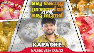 Karaoke  Oru kochu Gramathil Oru Sundari  Thanseer Koothuparamba  Mappila Song  Mappilapattu [upl. by Hart]