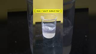 Reaction between NaoH and aluminium viral chemical reactionwhite ppt trending experiment [upl. by Boutis954]