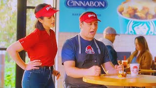 WENDYS  WENDYS COMMERCIAL 2024  WENDYS CINNABON PULLAPART AT WENDYS  CINNABON  PULLAPART [upl. by Liane]