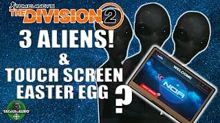 THE DIVISION 2  3 ALIENS  PISTAS DE POSSÍVEL EASTER EGG DAS TOUCHSCREENS  SACROSSAURO [upl. by Yllus652]