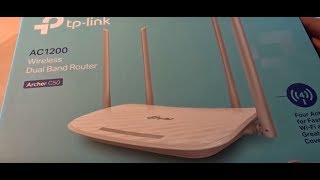 TP Link AC1200 Archer C50 v3 WLAN Router ausgepackt und eingerichtet deutsch [upl. by Sina]