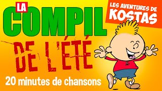 Les Aventures de Kostas  Compilation spéciale été 2024  Chansons rigolotes [upl. by Otanutrof905]