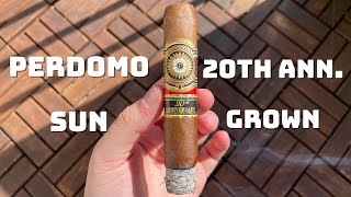 Perdomo 20th Anniversary Sungrown Review [upl. by Carmelo385]