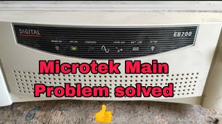 Microtek Main Problem solved 💪😄👌  HarshRaj Electronic [upl. by Anawaj]