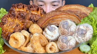 4x Putok Batok Mukbang Asmr  ChichabuBalutLechon Kawali at Chicharon  Filipino Food Mukbang Ph [upl. by Charmain395]