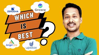 Zerodha Vs Groww Vs Upstox  Which Broker is Best in 2024 [upl. by Leeann]