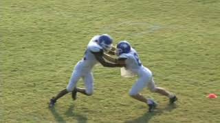 Wide Receiver Blocking Drills [upl. by Loria]