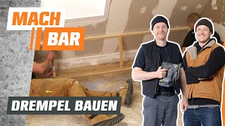 Drempel bauen Trockenbau im Dachgeschoss  OBI [upl. by Tnirb]