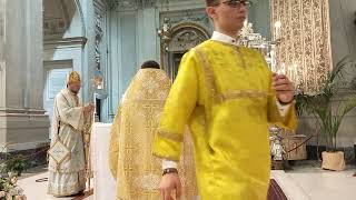 Pontificale Ortodosso in onore di Santa Rosalia Basilica Cattedrale di Palermo  14 Luglio 2022 [upl. by Lari352]