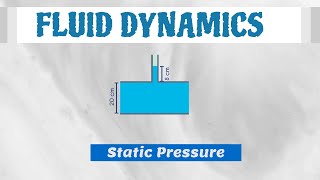 Calculating Static Pressure Fluid Mechanics [upl. by Harret]