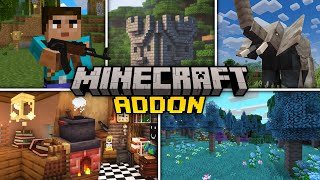 ⭐TOP 10 Addon mới nhất cho Minecraft PE 121 thêm nhiều thứ mới mẻ hay và cực kì thú vị⭐ [upl. by Hinson790]