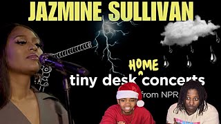 JAZMINE SULLIVAN  TINY DESK SHE HAD NO RIGHT TO SOUND LIKE THIS REACTMAS DAY 1 [upl. by Ellennod]