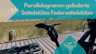 Parallelogramm gefederte Sattelstütze Federsattelstütze [upl. by Anotyad]