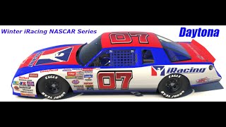 iRacing VR  Winter iRacing NASCAR Series 1987 Cars at Daytona [upl. by Nomael]