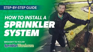 Sprinkler System Install  Overview [upl. by Dygal419]