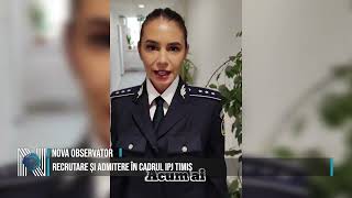 Recrutare și admitere în cadrul IPJ Timiș [upl. by Carson]