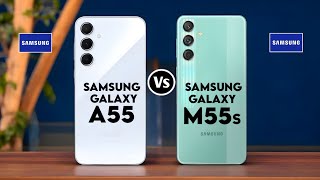 Samsung Galaxy A55 vs Samsung Galaxy M55s [upl. by Nosbig1]