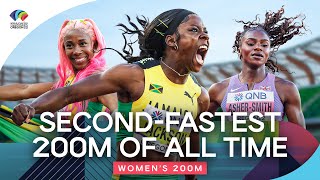 Womens 200m Final  World Athletics Championships Oregon 2022 [upl. by Htidirem48]