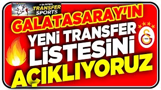 GALATASARAY’DA TRANSFER LİSTESİ YENİLENDİ ÇİLEK SAVAŞLARI BAŞLADI… [upl. by Guerin526]