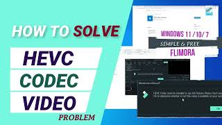 Hevc Video Extension Problem Solved  Premiere Pro  Filmora  Free Converter Win 11  10  2023 [upl. by Pergrim]