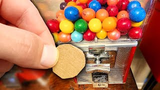 Will CARDBOARD Work in a Gumball Machine [upl. by Latnahs]