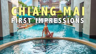 TRAVELLING to CHIANG MAI First Impressions [upl. by Neleag176]