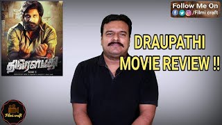 Draupathi Movie Review by Filmi craft Arun  Mohan G  Richard Rishi [upl. by Nhguaved672]