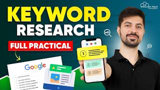 SEO Keyword Research 2024  How to do Keyword Research for SEO with Practical  Full Tutorial [upl. by Lemhaj]