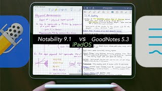 GoodNotes vs Notability iPadOS Comparison [upl. by Patric]