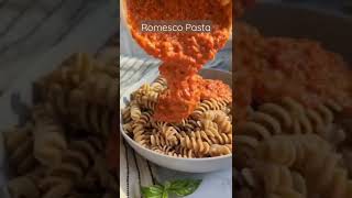 Romesco Sauce Pasta Recipe 🍝 shorts pasta [upl. by Hong427]