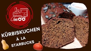 🇺🇸 KÜRBISKUCHEN á la STARBUCKS  Pumpkin Pie Loaf  USA [upl. by Anilac]