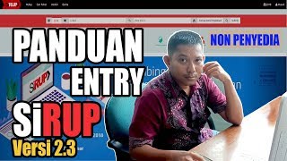 PANDUAN ENTRY SIRUP V23MANUALNEW 2018 [upl. by Albemarle207]