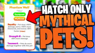 HATCHING EVERY MYTHICAL IN PET SIM X [upl. by Llenyar]