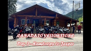 Canada to Yellowstone Tour Day 3 Kamloops To Jasper [upl. by Ayocat]