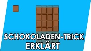 Schokoladen Trick Auflösung 🍫 Unendlich Schokolade  Geniale Fakten Tipps amp Tricks [upl. by Arries736]