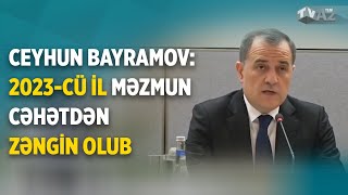 CEYHUN BAYRAMOV 2023CÜ İL MƏZMUN CƏHƏTDƏN ZƏNGİN OLUB [upl. by Leffen]