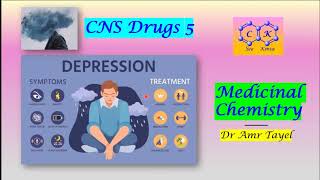 CNS part 5 Anti Depressants  Medicinal Chemistry  E  PDF 👇 [upl. by Lecia571]