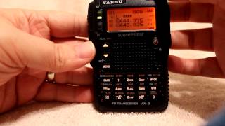 Yaesu VX8DR AMFM Radio Listening Tutorial [upl. by Nebeur]