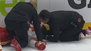 Flames Go After JT Miller For Hit On Kevin Rooney [upl. by Odinevneib]