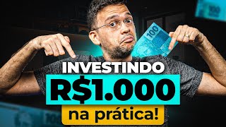 INVESTINDO R 1000 NA PRÁTICA PELO BANCO INTER [upl. by Daniels]