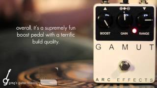 Quick Clip Arc Effects Gamut Germanium Boost Fender Tele  Hiwatt [upl. by Ahsimat]