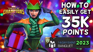 Banquet Event 2023 Points Farming Scenarios  35K Push  No Unit Spend amp More  Marvel Champions [upl. by Ahsiyn]