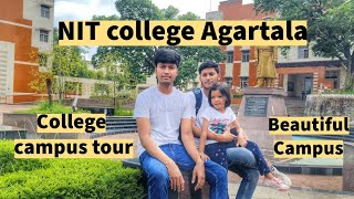 Exploring NIT College Agartala  Beautiful Campus  top nit college in North India [upl. by Nesnaj]