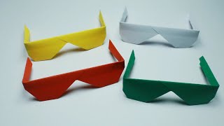 Comment faire des lunettes origami à partir de papier [upl. by Laumas815]