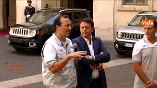 RENZI ELKANN MARCHIONNE PRESENTAZIONE JEEP RENEGADE IMMAGINI 250714 [upl. by Ahsiei]