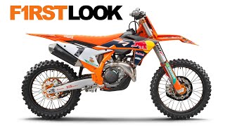 First Look  2022 KTM 450 SXF Factory Edition [upl. by Nreval722]